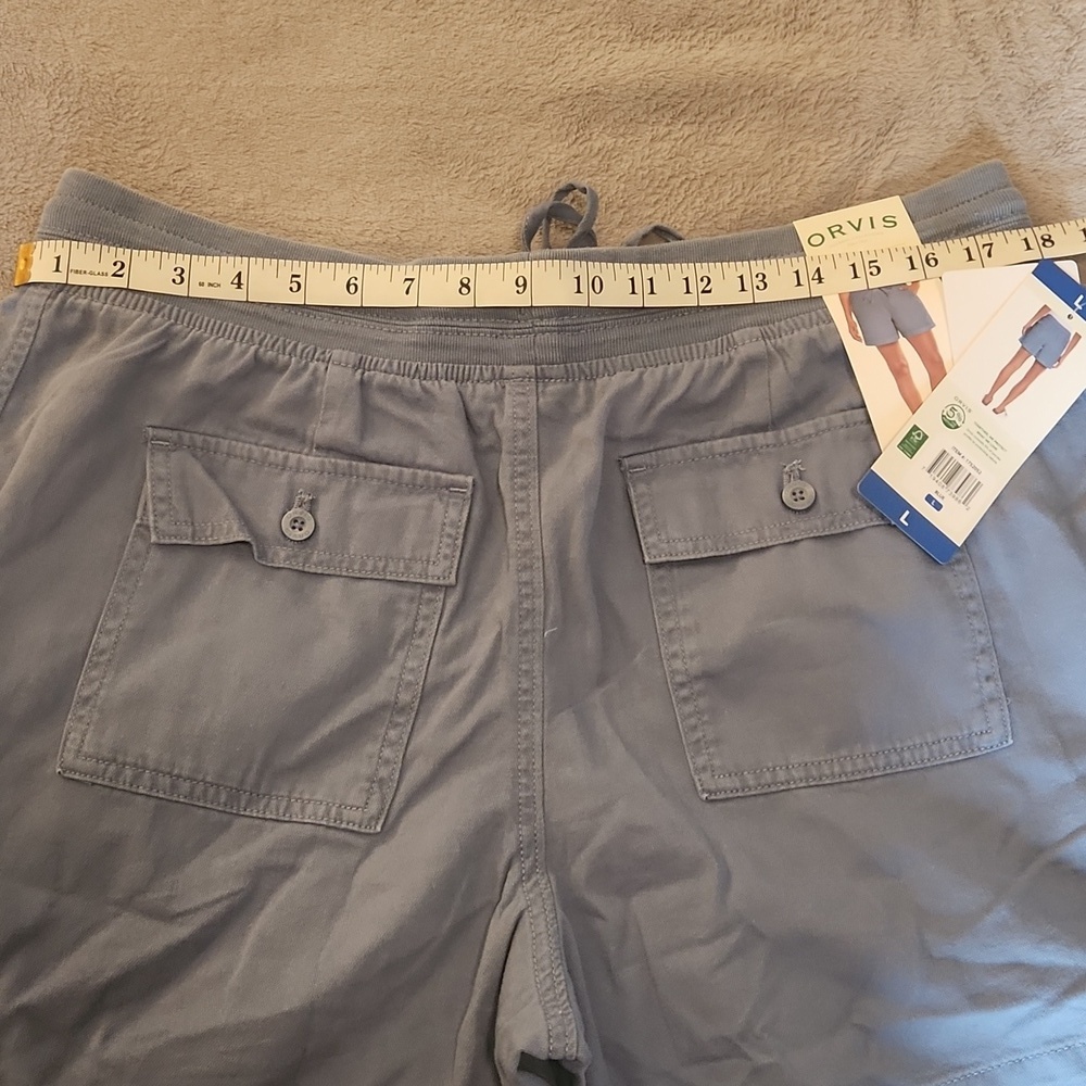 NWT Orvis Light Blue Athletic Shorts Women's Large - Picture 4 of 6